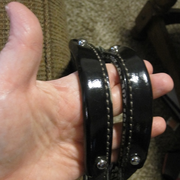 Fossil Black Leather Weekender handbag - Picture 3 of 6